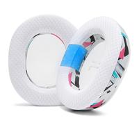 WC FreeZe Rig 600/700/800/900 - Cooling Gel Earpads for RIG 600 Pro, RIG 700 HX, RIG 800 Pro, RIG 900 Max by Wicked Cushions - Boost Comfort, Thickness, & Sound Isolation for Epic Gaming | 90's White