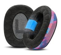 WC FreeZe V2 G PRO X - Angled Cooling Gel Earpads Compatible With Logitech G Pro X Series by Wicked Cushions | Angled Pads For Extreme Comfort, New FreeZe V2 Cooling Fabric, Extra Thick | Speed Racer