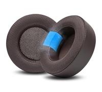 WC Freeze Virtuoso - Hybrid Fabric Cooling Gel Replacement Earpads for Corsair Virtuoso Gaming Headset, Made by Wicked Cushions, Improved Durability, Thickness and Sound Isolation | Brown