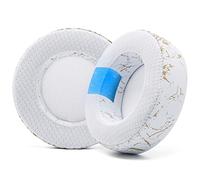 WC FreeZe Virtuoso - Hybrid Fabric Cooling Gel Replacement Earpads For Corsair Virtuoso Gaming Headset, Made by Wicked Cushions, Improved Durability, Thickness and Sound Isolation | Gold Marble