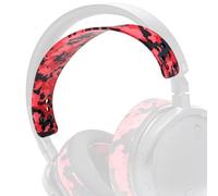 WC HeadbandZ Maxwell - Upgraded Silicone Headband for Audeze Maxwell 1 and 2 by Wicked Cushions - Enhanced Flexibility, Comfort, and Style with Matching Earpad Designs | Red Camo