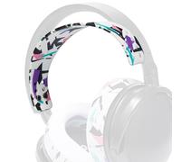 WC HeadbandZ Maxwell - Upgraded Silicone Headband for Audeze Maxwell by Wicked Cushions - Enhanced Flexibility, Comfort, and Style with Matching Earpad Designs| 90's White