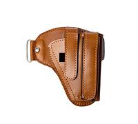 WC_Leather Gun Holster for Men Glock Holsters for Pistols Right handgun holsters Fits Glock 19 Gen 3 26 27 42 48 S&W M&P Shield Pistol Holster/Gun holster/Leather Holsters for Concealed Carry(Tan)