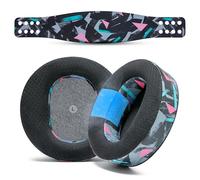 WC Mod Kit Maxwell - Cooling Gel Earpads + Silicone Headband for Audeze Maxwell for Xbox & PS5 by Wicked Cushions | Enhanced Comfort, Cooling & Durability | 90's Black