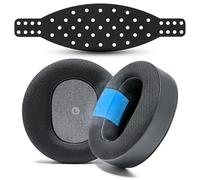 WC Mod Kit V2 For Maxwell Gen 1 - Cooling Gel Earpads + Extra Wide Silicone Headband Compatible with Audeze Maxwell Xbox & PS5 Gen 1 by Wicked Cushions | Enhanced Comfort & Cooling | Black
