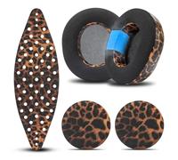 WC Mod Kit V2 Nova Pro Wireless, Pro Omni & Elite - Gel Earpads & Headband | Made by Wicked Cushions | Side Plates also included. Fits Arctis Nova Pro Wireless, Elite & Pro Omni | Leopard