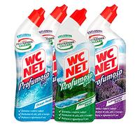 Wc Net - Perfumed Formula Limestone Gel for Sanitary and Surfaces, Liquid Cleaner for Toilets, 700 ml x 4 Pieces with Assorted Fragrances