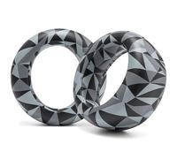 WC PadZ Pulse Elite - PU Leather Earpads for PS5 Pulse Elite | Made by Wicked Cushions | Thicker Cushion & Wider Opening | Geo Grey