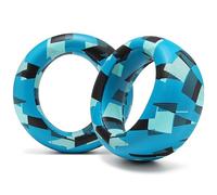 WC PadZ Pulse Elite - PU Leather Earpads for PS5 Pulse Elite | Made by Wicked Cushions | Thicker Cushion & Wider Opening | Cyan Prism