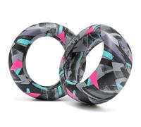 WC PadZ Pulse Elite - PU Leather Earpads for PS5 Pulse Elite | Made by Wicked Cushions | Thicker Cushion & Wider Opening | 90's Black