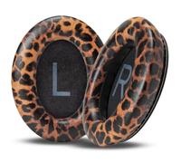 WC PadZ QC45 - Earpads for Bose QuietComfort 45, QC SE & QC Wireless | Made by Wicked Cushions | Extra Thick Cushions, Premium Durable Stitching | Leopard