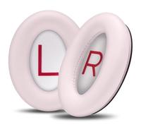 WC PadZ QC45 - Earpads for Bose QuietComfort 45 / QuietComfort Se/QuietComfort Wireless, Made by Wicked Cushions | Extra Thick Cushion | Premium Durable Stitching | Petal Pink