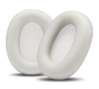 WC PadZ XM6 - Premium Replacement Earpads Compatible With Sony WH-1000XM6 Headphones by Wicked Cushions | Enhanced Comfort, Durable PU Leather & Sound Isolation | Platinum Silver