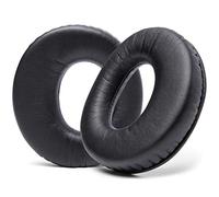 WC Replacement Ear Pads For Sony MDR-RF985R RF970 RF970RK RF960RK RF960R RF925RK & MDR-DS6500 Headphones | Softer Leather, Luxurious Memory Foam, Added Thickness, Enhanced Noise Isolation | Black