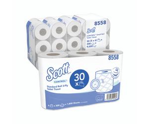 Wc Roll X1800 6 Rolls X5 WHT PK30