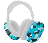 WC ShellZ Max - Protective Headphone Exterior Shell Covers for Airpods Max Made by Wicked Cushions | Made with Premium Silicone | Cyan Prism