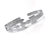 WC_ Shiv Bracelet Cuff Kada for men Lord Shiva Bahubali Brass Bracelet for men Religious Brass Shiv kada Free size Bracelet For Mahashivratri Mahadev Bracelet With Rudraksha bead embedded in it