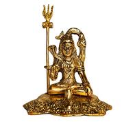 WC_Shiva Statue Figurines Home Decor The Triadic Heart of Shiva Pariwar with Shiv Ling Meet My Hindu Gods Mini Hindu Statues/Statue Shiva/Shiva Lingam/Lord Shiva Car/Sculpture Décor