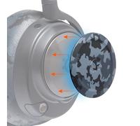 WC Side Plates for Arctis Nova Headsets, by Wicked Cushions | Fits Arctis Nova Pro Wireless/Pro Wired/Nova Elite/Nova 7 / 7X / 7P | Black Camo