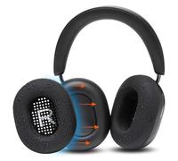 WC SweatZ Ace - Patented Earpad Sweat Covers for Sonos Ace Headphones | Made by Wicked Cushions | Made with Premium Silicone, Sweatproof & Easily Washable | Black