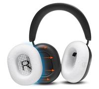 WC SweatZ Ace - Patented Earpad Sweat Covers for Sonos Ace Headphones | Made by Wicked Cushions | Made with Premium Silicone, Sweatproof & Easily Washable | White