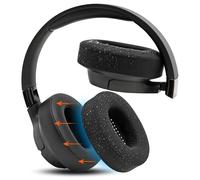 WC SweatZ JBL - Patented Silicone Earpad Sweat Covers For JBL Tune 770NC / JBL Live 770NC & More JBL Models, Made by Wicked Cushions | Sweatproof & Easily Washable | Black
