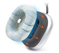 WC SweatZ Max - Patented Protective Earpad Covers for Airpods Max Made by Wicked Cushions | Sweatproof & Easily Washable | Full Earpad Sweat Protection | Ivory Tide