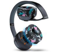 WC SweatZ Solo - Patented Earpad Sweat Covers for Beats Solo 4, Solo 3 & Solo 2, Made by Wicked Cushions | Sweatproof & Machine Washable | 90's Black