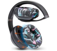 WC SweatZ Studio Pro - Patented Protective Silicone Earpad Covers for Beats Studio Pro Made by Wicked Cushions | Sweatproof & Easily Washable | 90's Black