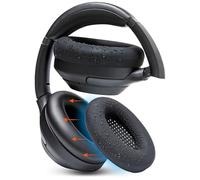 WC SweatZ XM3 - Patented Protective Earpad Sweat Covers for Sony WH1000XM3 by WC | Silicone Ear Covers for Sony WH-1000XM3 Headphones | Sweatproof & Easily Washable | Black