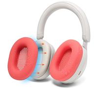 WC SweatZ XM5 - Patented Earpad Sweat Covers for Sony WH1000XM5 by Wicked Cushions | Full 360 Earpad Protection | Sweatproof & Easily Washable | Red