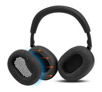 WC SweatZ XM6 - Patented Silicone Earpad Sweat Covers Compatible with Sony WH-1000XM6 by Wicked Cushions | Does not fit WC PadZ XM6 XL | Sweatproof & Easily Washable | Black
