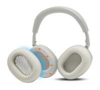 WC SweatZ XM6 - Patented Silicone Earpad Sweat Covers Compatible with Sony WH-1000XM6 by Wicked Cushions | Does not fit WC PadZ XM6 XL | Sweatproof & Easily Washable | Platinum Silver