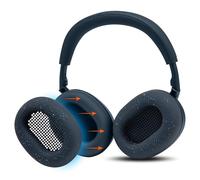 WC SweatZ XM6 - Patented Silicone Earpad Sweat Covers Compatible with Sony WH-1000XM6 by Wicked Cushions | Does not fit WC PadZ XM6 XL | Sweatproof & Easily Washable | Midnight Blue