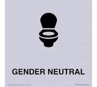WC Toilet Sign - 85x85mm - S85