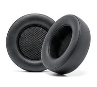 WC Upgraded Replacement Earpads for Corsair Virtuoso Gaming Headset Made by Wicked Cushions | Improved Durability, Thickness, Softer Leather, and Sound Isolation | Black