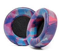 WC Upgraded Replacement Earpads for Corsair Virtuoso Gaming Headset Made by Wicked Cushions | Improved Durability, Thickness, Softer Leather, and Sound Isolation | Speed Racer