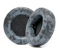 WC Upgraded Replacement Earpads for Corsair Virtuoso Gaming Headset Made by Wicked Cushions | Improved Durability, Thickness, Softer Leather, and Sound Isolation | Black Camo