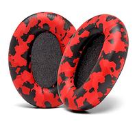 WC Wicked Cushions Extra Thick Replacement Earpads Compatible with Sony WH-1000XM3 Headphones - Red Camo