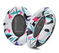 WC Wicked Cushions Replacement Ear Pads Compatible with Bose QuietComfort 35 (QC35) & QuietComfort 35ii (QC35ii) Headphones & More - Improved Comfort & Durability | 90s White