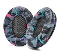 WC Wicked Cushions Replacement Ear Pads Compatible with Bose QuietComfort 35 (QC35) & QuietComfort 35ii (QC35ii) Headphones & More - Improved Comfort & Durability | 90s Black