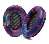 WC Wicked Cushions Upgraded Replacement Ear Pads for Bose QC35 & QC35ii (QuietComfort 35) Headphones & More - Softer Leather, Luxurious Memory Foam, Added Thickness, Extra Durability | Speed Racer