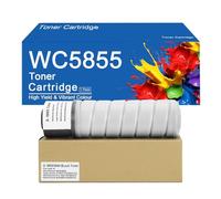 WC5855 Toner Cartridges High Yield Replacement for Xerox 006R01551 for Xerox WorkCentre 5845 5855 Printers with Chip, Clear Printing,WC5855-1Set