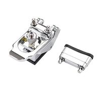 Wc59 Snare Drum Regulator Metal Silver Drum Adjuster | Wire Strainer Throw off Butt End, Sturdy Build with Smooth Surface, Compact Hardware for Marching Percussion