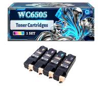 WC6505 Toner Cartridges Compatible for Xerox Phaser 6500DN 6500N WorkCentre 6505 Printers, With Chip Large Capacity 4000 Pages (4-Pack BK/C/M/Y)
