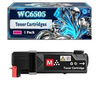 WC6505 Toner Cartridges Compatible for Xerox Phaser 6500DN 6500N WorkCentre 6505 Printers, With Chip Large Capacity 4000 Pages (1 Pack Magenta)