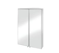 WC766105 Avisio Double Door Stainless Steel Corner Cabinet