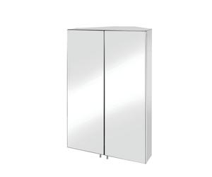 WC766105 Avisio Double Door Stainless Steel Corner Cabinet