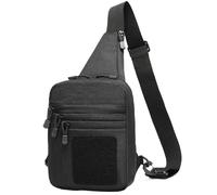 WCALULEG Tactical Sling Bag for Men, EDC Bag Ccw Bags Crossbody Bag, Carry Left or Right With Quick Release Buckle