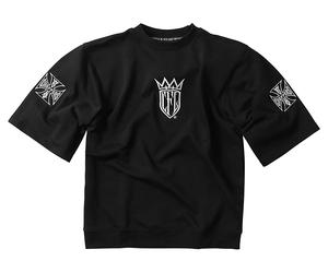 WCC CFL Chop Short Sleeve HOODIE men Black, 2XL